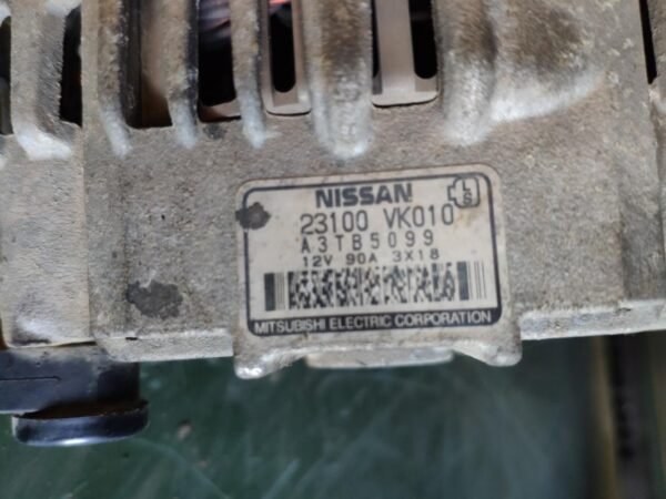 Alternador Nissan Navara II (D22) 2.5 dCi Double Cab 4WD (133 cv) - Imagen 3