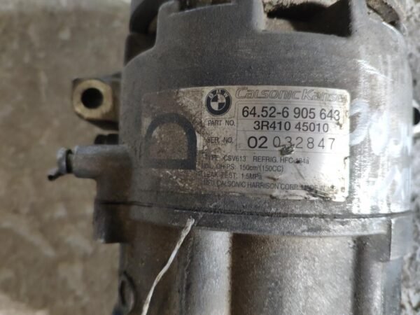Compresor aire acondicionado Bmw Serie 3 (E46, 2001) 320d (150 cv) - Imagen 3