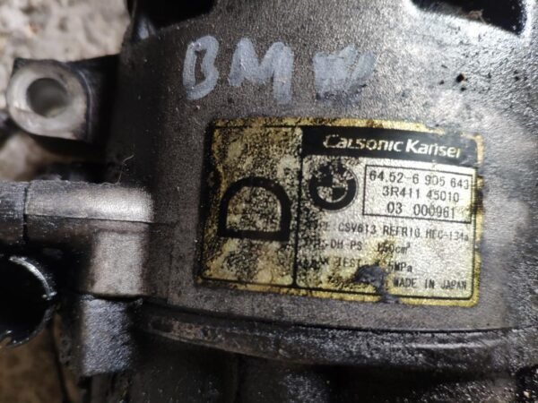Compresor aire acondicionado Bmw Serie 3 (E46, 2001) 320d (150 cv) - Imagen 2
