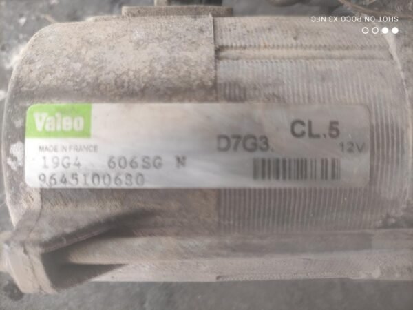 Motor de arranque Citroen C4 I Hatchback (Fase I, 2004) 1.6 HDi 16V (109 cv) - Imagen 3