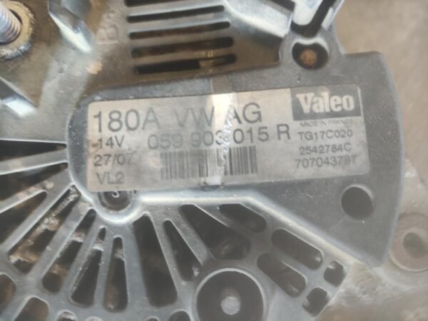 Alternador Audi Q7 (Typ 4L) 3.0 TDI V6 (233 cv) quattro Tiptronic - Imagen 3