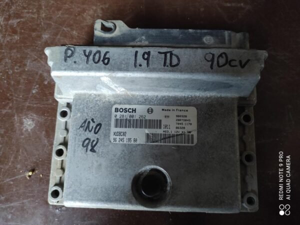 Centralita motor uce Peugeot 406 (8) 1.9 TD (90 cv)
