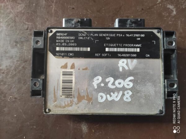 Centralita motor uce Peugeot 206 1.9 D (71 cv)