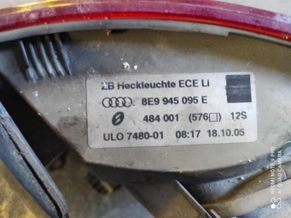 Piloto trasero izquierdo Audi A4 Avant (B7 8E) 2.0 TDI (140 cv) - Imagen 2