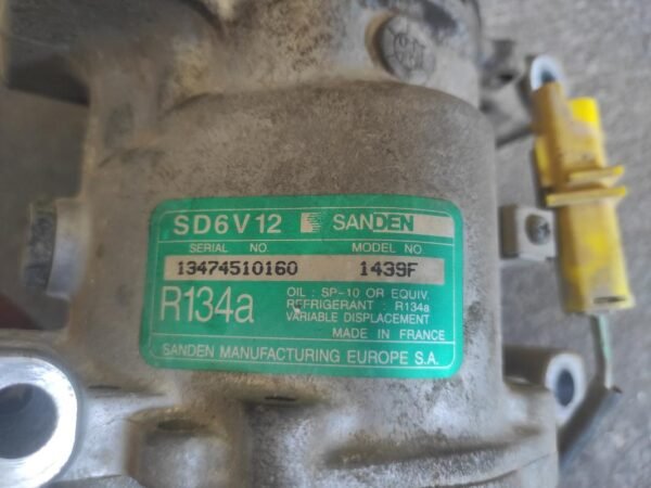 Compresor aire acondicionado Citroen C3 I (Fase I, 2002) 1.4i (73 cv) - Imagen 3