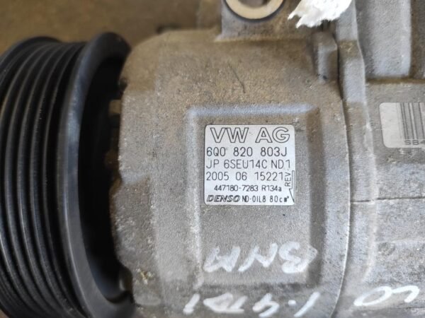 Compresor aire acondicionado Volkswagen Polo IV (9N3) 1.4 TDI (70 cv) 3dr. - Imagen 3