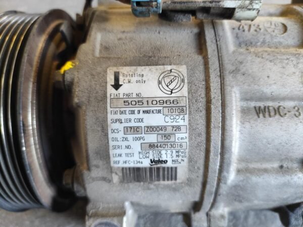 Compresor aire acondicionado Alfa Romeo 159 1.9 JTDM (150 cv) - Imagen 3