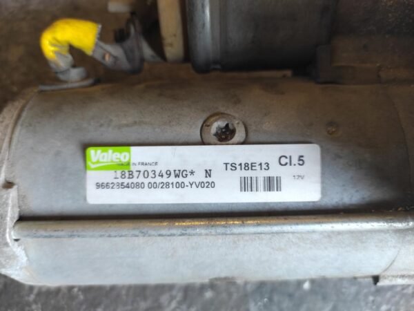 Motor de arranque Peugeot 307 1.6 HDi (110) - Imagen 3