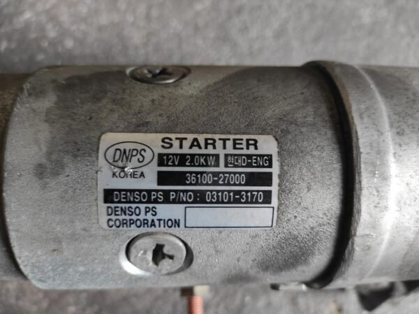 Motor de arranque Kia Cerato Sedán (LD) 2.0 CDRi (112 cv) - Imagen 3