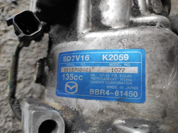 Compresor aire acondicionado Mazda 3 II Hatchback (BL) 1.6 MZR CD (109 cv) - Imagen 4