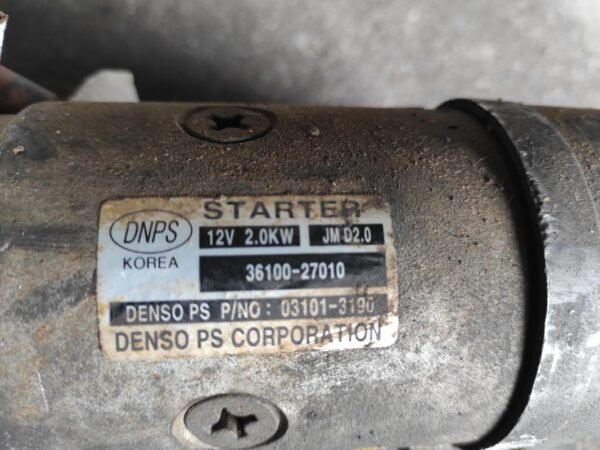 Motor de arranque Hyundai Santa Fe I 2.0 CRDi 4WD (113 cv) - Imagen 3