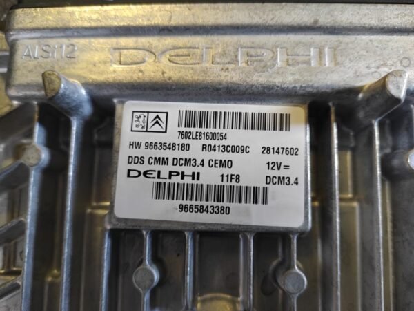 Centralita motor uce Citroen C5 II (Fase I, 2008) 2.0 HDi (136 cv) - Imagen 2