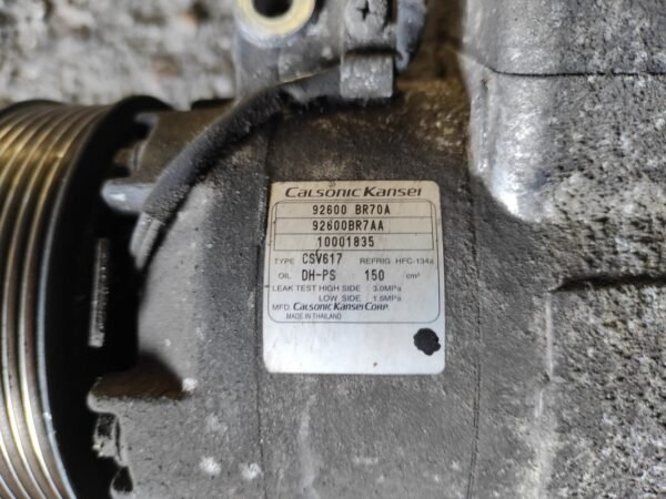 Compresor aire acondicionado Nissan Qashqai+2 (Versión 2010) 2.0 dCi (150  cv) - Imagen 4
