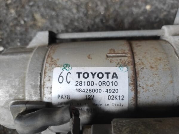 Motor de arranque Toyota Auris I 2.0 D-4D (126 cv) - Imagen 3