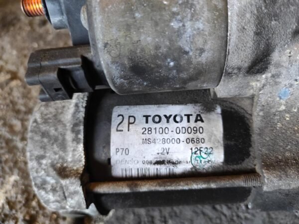 Motor de arranque Toyota Corolla Verso II 1.8 VVT-i (129 cv) - Imagen 3