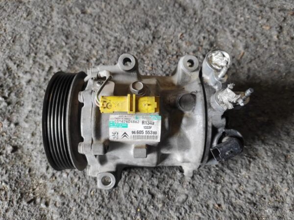 Compresor aire acondicionado Citroen C5 II (Fase I, 2008) 2.0 HDi (136 cv) Automatico - Imagen 2