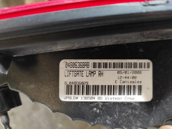 Piloto trasero derecho Dodge Journey 2.0 TD (140 cv) SXT - Imagen 3