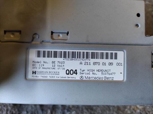 Sistema audio / Radio CD Mercedes Benz CLS coupe (C219) CLS 350 (272 cv) G-TRONIC - Imagen 3