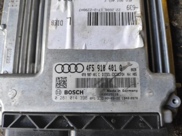 Centralita motor uce Audi A6 (4F,C6 Versión 2008) 2.7 TDI V6 (190 cv) Multitronic DPF - Imagen 2