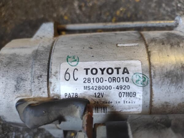 Motor de arranque Toyota RAV 4 III 2.2 D-4D (150 cv) - Imagen 3