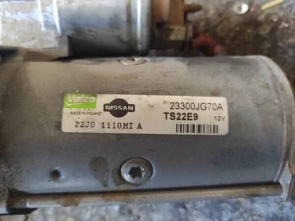 Motor de arranque Nissan Qashqai (Versión 2010) 2.0 dCi (150 cv) 4x4 Automatico - Imagen 3