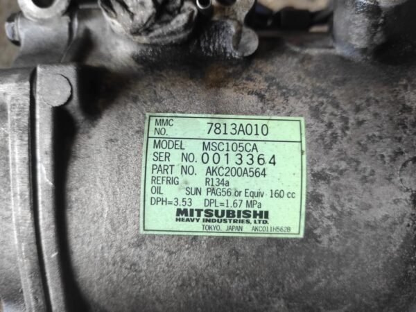 Compresor aire acondicionado Mitsubishi Grandis 2.0 DI-D (136 cv) - Imagen 4