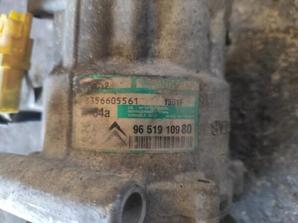 Compresor aire acondicionado Peugeot 307 1.6 HDi (90) - Imagen 4