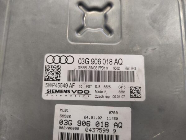 Centralita motor uce Audi A4 Avant (B7 8E) 2.0 TDI (170 cv) - Imagen 2