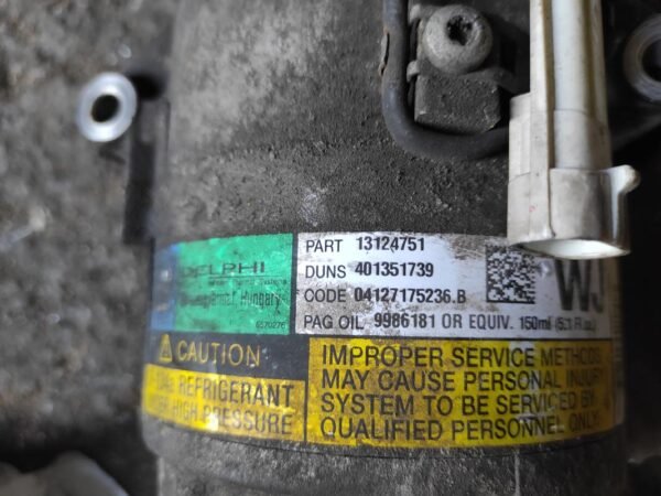 Compresor aire acondicionado Opel Astra H 1.7 CDTI (100 cv) - Imagen 4