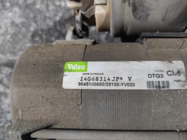 Motor de arranque Citroen C4 I Hatchback (Fase I, 2004) 1.6 HDi 16V (109 cv) FAP - Imagen 3