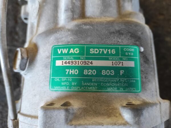 Compresor aire acondicionado Volkswagen Caddy (Typ 2K) 2.0 SDI (70 cv) - Imagen 4