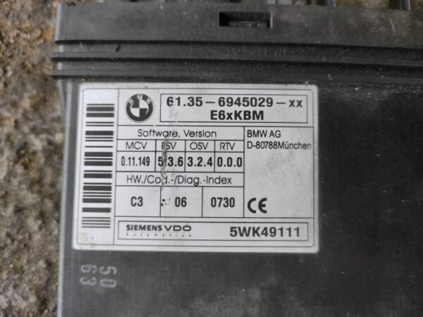 Modulo electronico Bmw Serie 5 (E60) 530d (218 cv) - Imagen 2