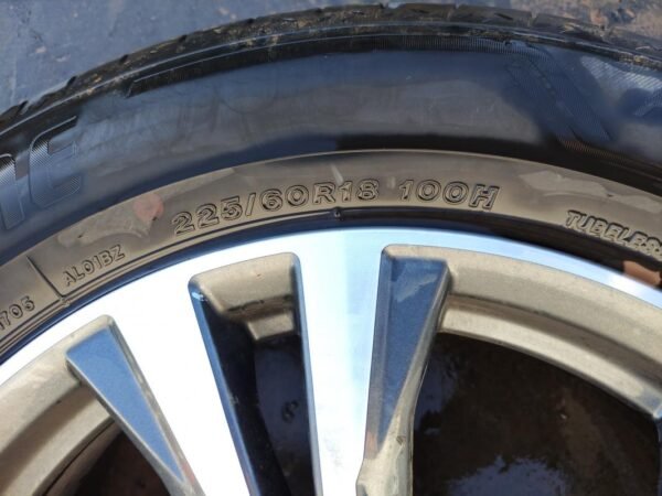 Llantas de 18 pulgadas Nissan X-TRAIL III (T32),  18X7J 45, con neumáticos Bridgestone 225/60R18 100H. - Imagen 6