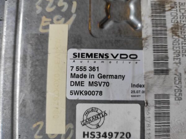Centralita motor uce Bmw Serie 3 (E90) 325i (218 cv) Automatico - Imagen 2