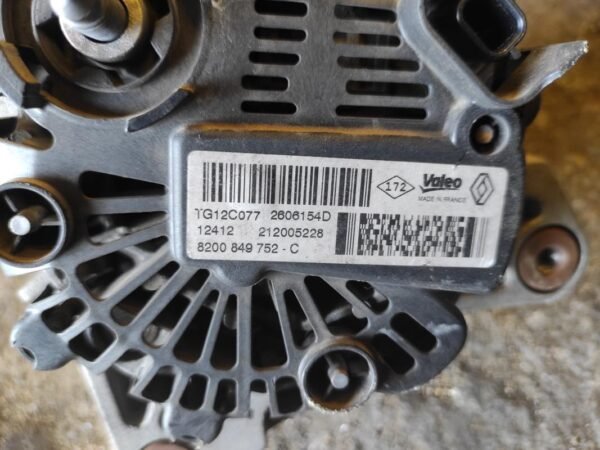 Alternador Renault Megane III (version 2012) 1.2 TCe (116cv) - Imagen 4
