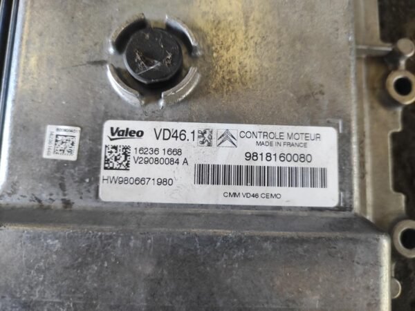 Centralita motor uce Peugeot 5008 I (Fase II, 2013) 1.2 PureTech (130 cv) - Imagen 2