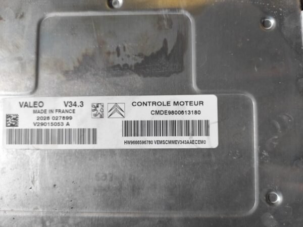 Centralita motor uce Peugeot 206+ (T3E) 1.1 (60 cv) - Imagen 2