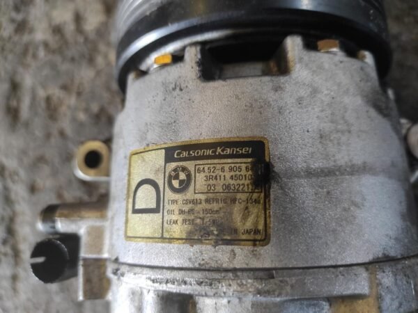 Compresor aire acondicionado Bmw Serie 3 (E46, 2001) 320d (150 cv) - Imagen 3