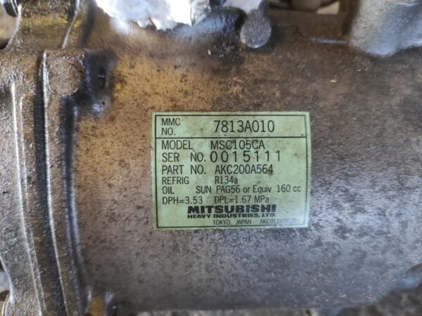 Compresor aire acondicionado Mitsubishi Grandis 2.0 DI-D (136 cv) - Imagen 4