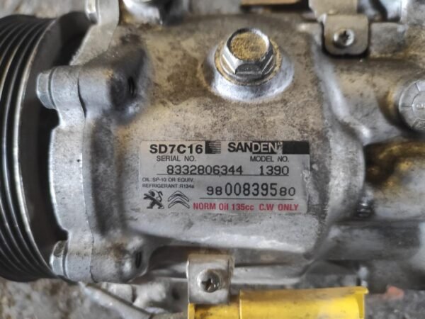 Compresor aire acondicionado Peugeot 308 SW I (Versión 2011) 1.6 HDI (115v) - Imagen 4